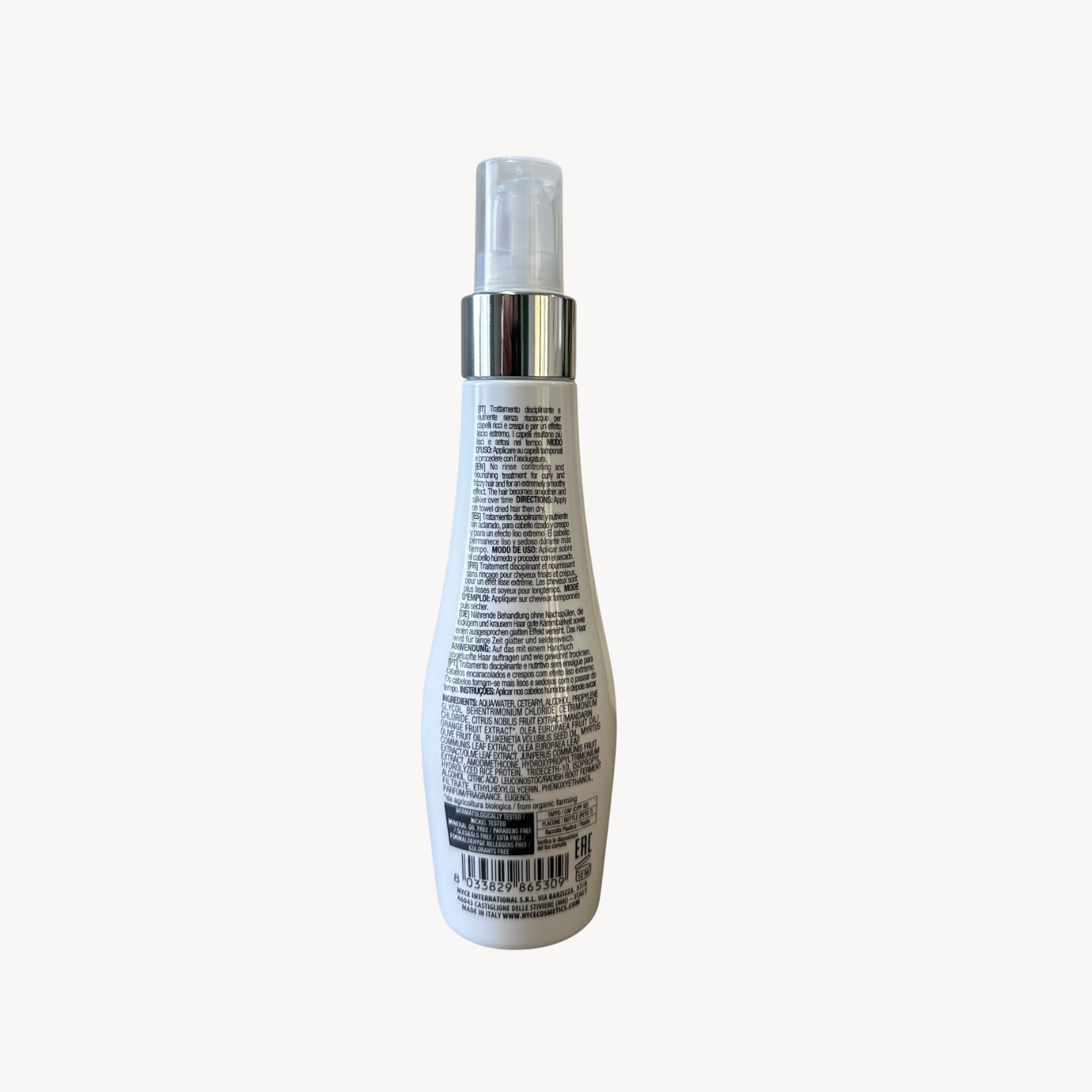 Sérum Discipline Smoothing NYCE Leave-in Disciplinante e Anti-Frizz