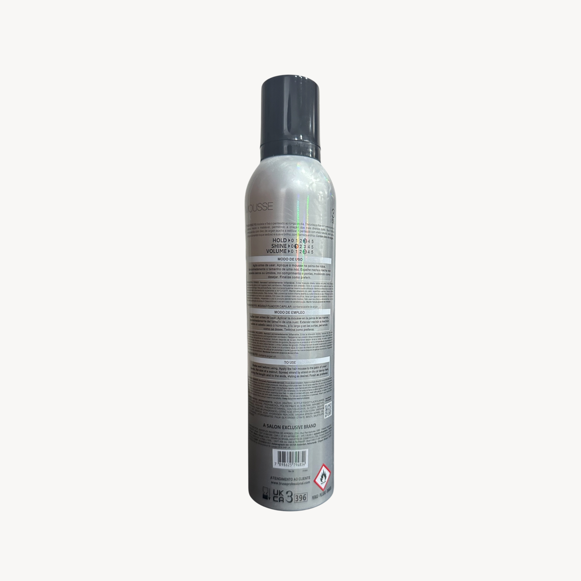 Mousse Fix TRUSS Mousse Modelador é Fixação Força 3